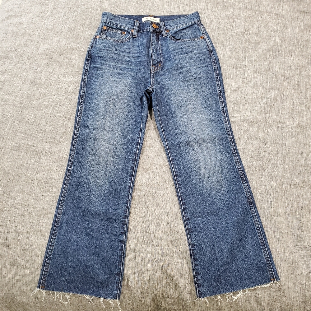 Madewell Rigid Demi Boot Crop Jean